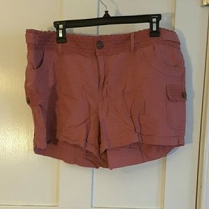Pink shorts